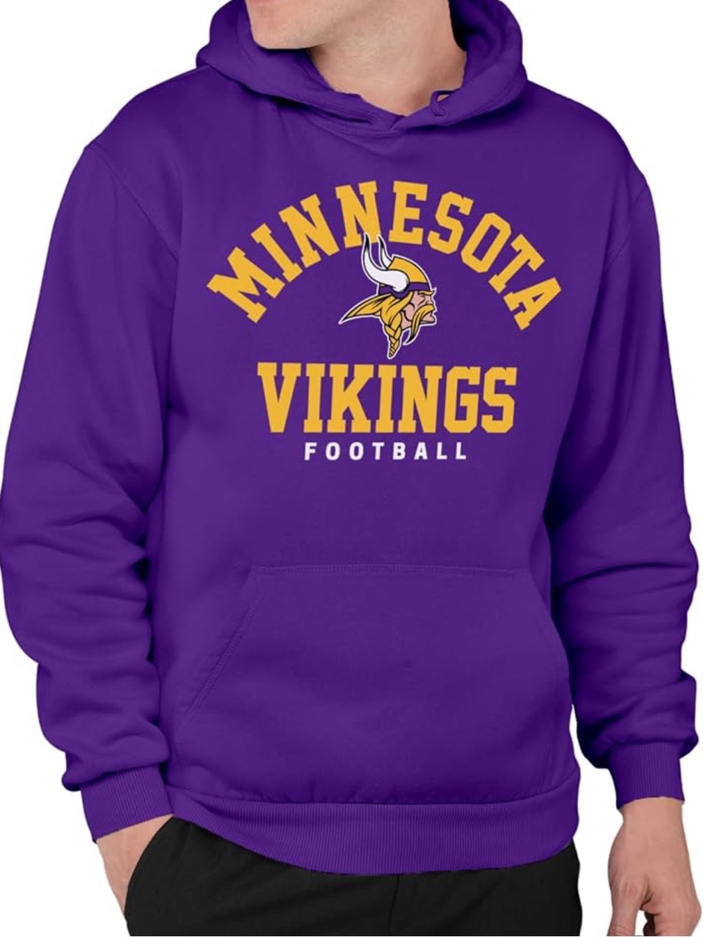 Team Apparel Purple NFL Fleece Pullover